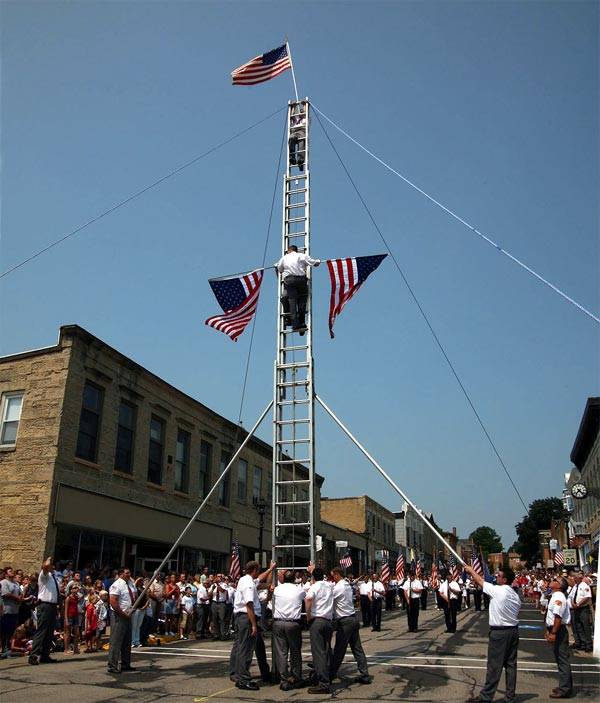 Fourth of July Flag Raising 